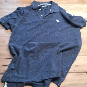 Express blue polo.